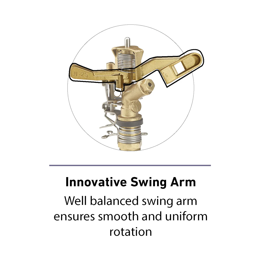 Jain Irrigation Brass Sprinkler JI2 Part Circle - Image 4