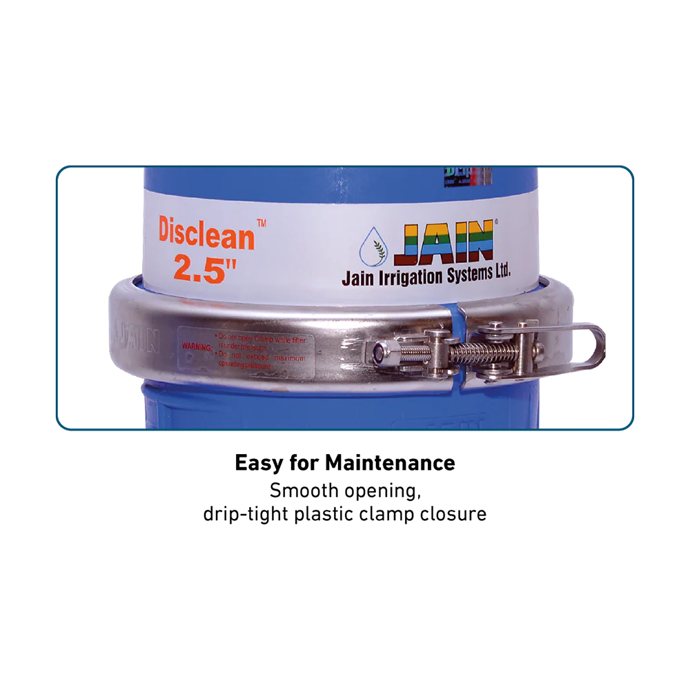 Jain Irrigation Disclean L Filter With Metal Clamp - Image 6
